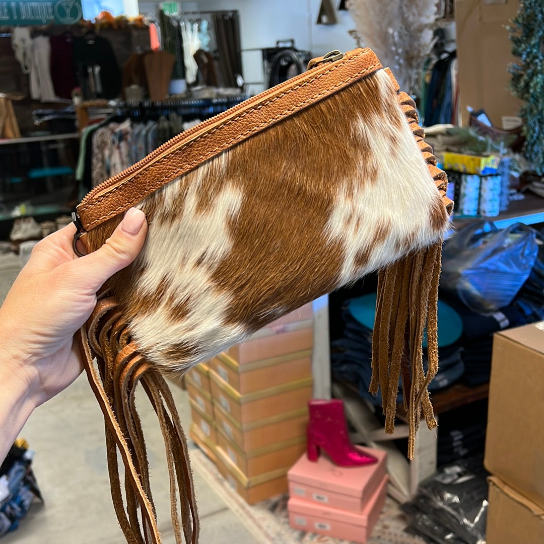 The Micky Cowhide Purse